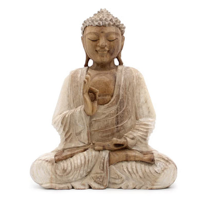Buddha Statue Whitewash