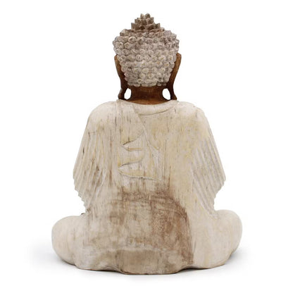 Buddha Statue Whitewash
