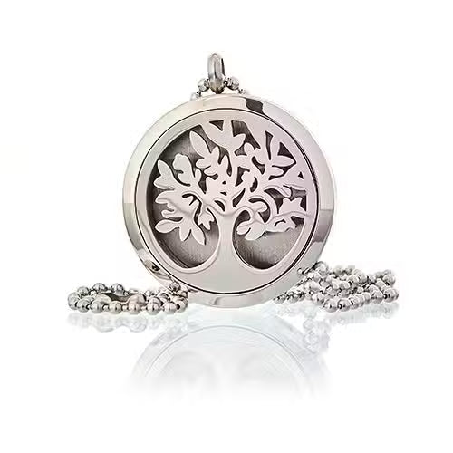 Aromatherapy Diffuser Necklace - Tree of Life 30mm